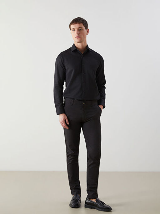 Slim Fit Uzun Kollu Erkek G?mlek