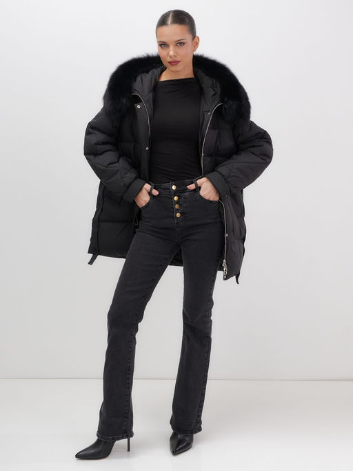 Куртка зимняя женская с мехом и капюшоном  Бренд: Visdeer  фото 9