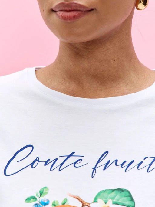 Футболка Fine Joyce P612-06-913 белая  фото 4