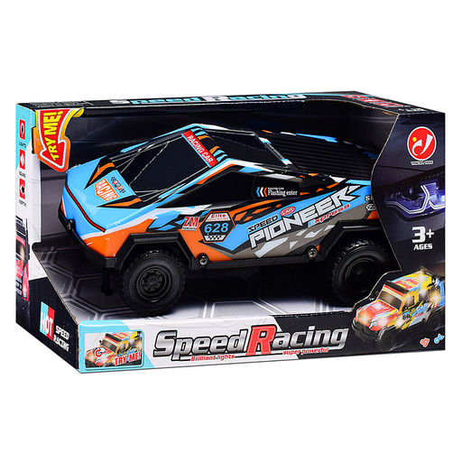 Машина "Король дороги" 1:18, свет, звук, в коробке