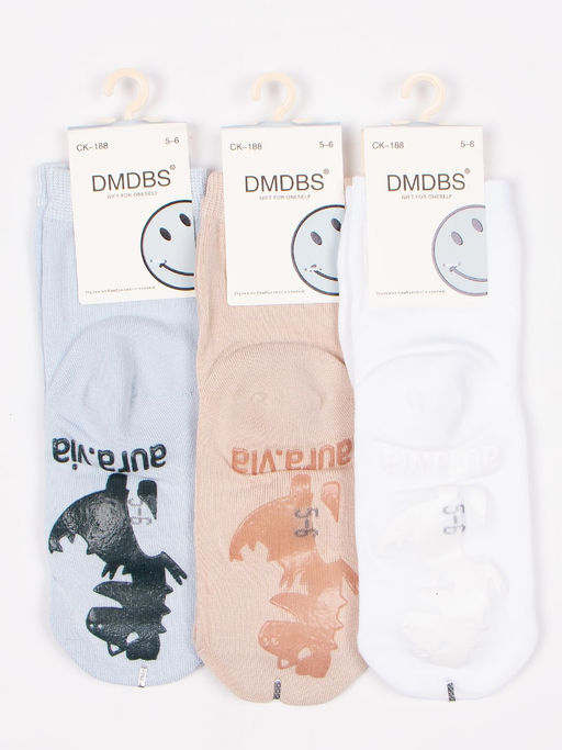 Носки детские 3 шт DMDBS с тормозами