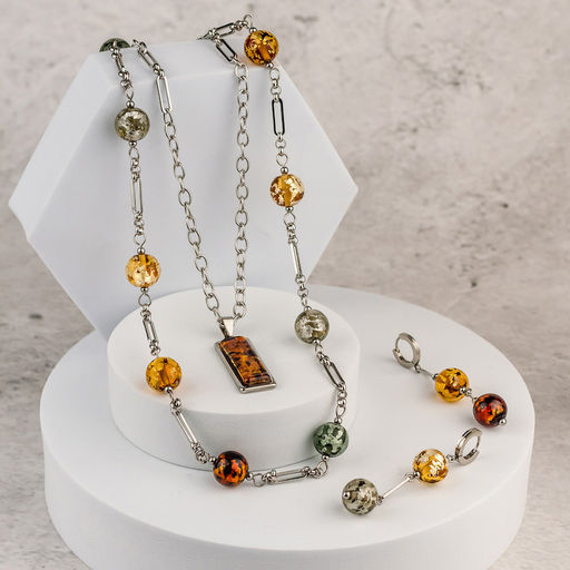 Серьги из муранского стекла SHINE LC3469 - Vloes фото 5