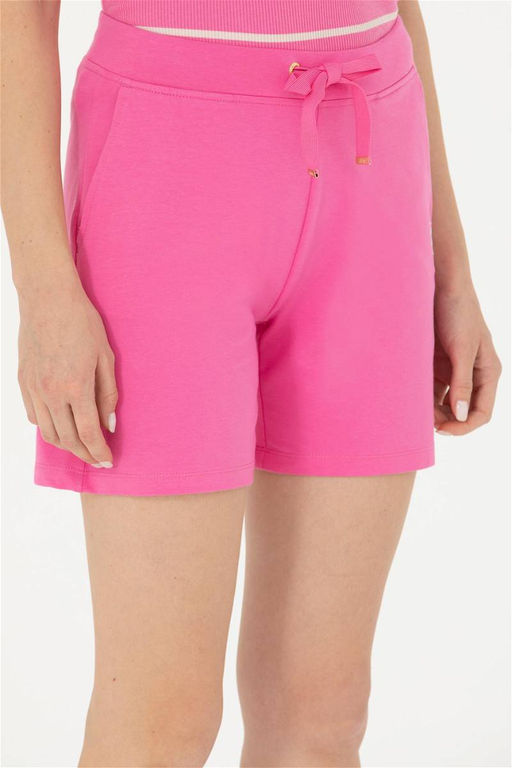 Женские розовые вязаные шорты Неожиданная скидка в корзине - U.s. polo assn фото 5