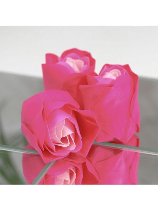 Мыльные розочки, розовая фуксия, набор 24 шт.