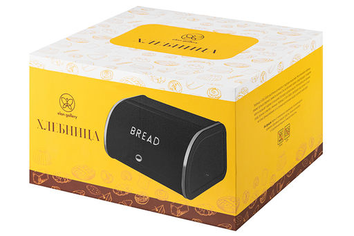 Хлебница 30*26*17,5 см BREAD, черная - Elan gallery фото 9