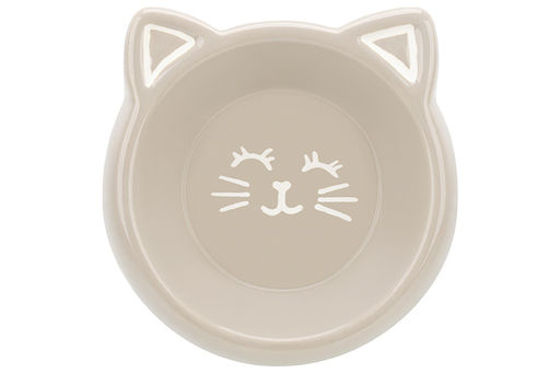 Миска для домашних питомцев 150 мл 14*13,5*4,5 см, бежевая, керамика - Elan gallery фото 6