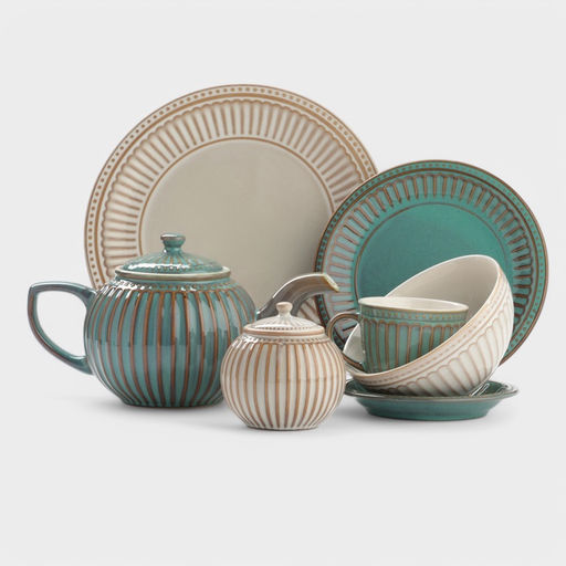 Тарелки Доляна Винтаж, d=27 см, набор 2 шт., керамика, синие фото 8