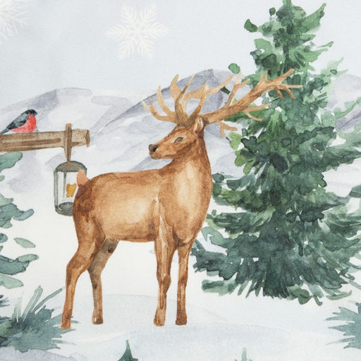 Фартук новогодний "Этель" Forest animals 60х70 см, 100% хл, саржа 190 г/м²