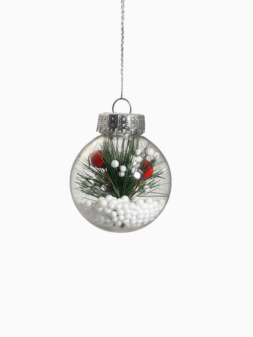 Ёлочные игрушки Зимняя музыка, шары новогодние, d=6 см, набор 12 шт., ёлочка, золото - Зимнее волшебство фото 7