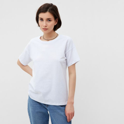 Футболка женская MINAKU Future, цвет белый, размер 52