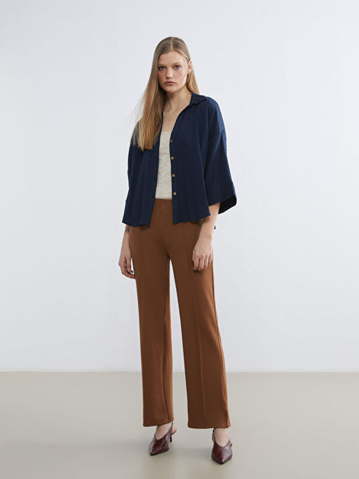 Dokulu Oversize Kad?n G?mlek