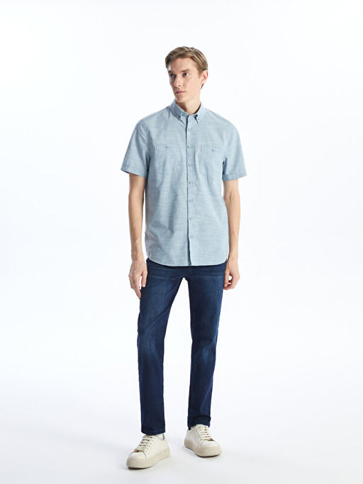 Regular Fit K?sa Kollu Erkek G?mlek