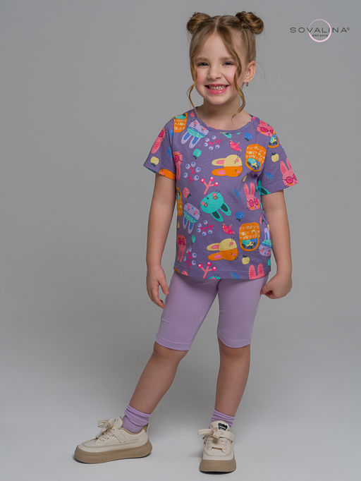 Костюм Актив черничные зайки-лаванда - Sovalina фото 13