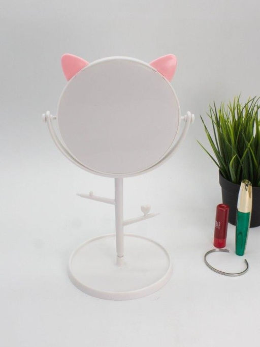 Зеркало настольное "Kitty tree", white (28,5 x 15 см)