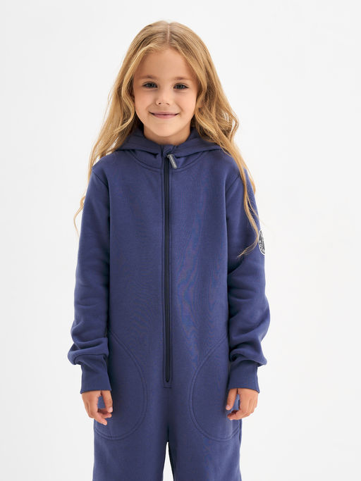 Серо-синий комбинезон для мальчика