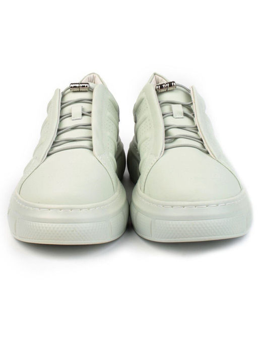 05-PDL256-3 LT. GREEN Кроссовки женские (натуральная кожа) - Фабричный китай фото 9