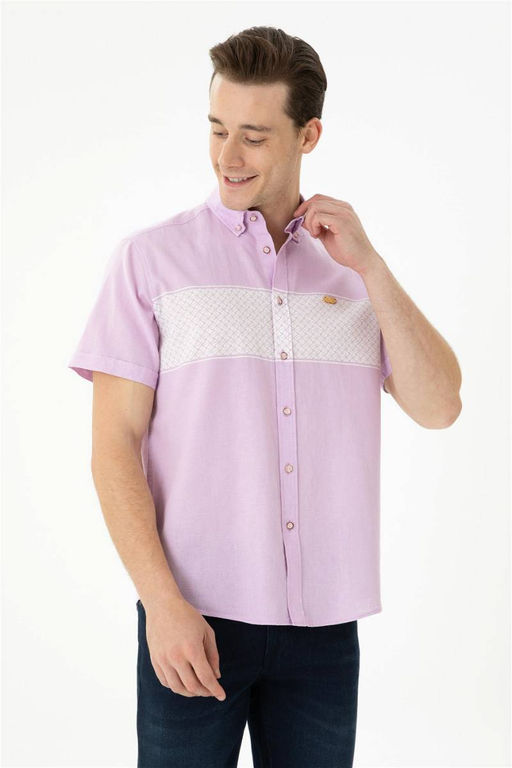 U. S. Polo Assn Мужская рубашка с коротким рукавом Magnolia - U.s. polo assn фото 9