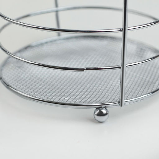 Сушилка для столовых приборов Доляна, 10×10×18 см, хромированная