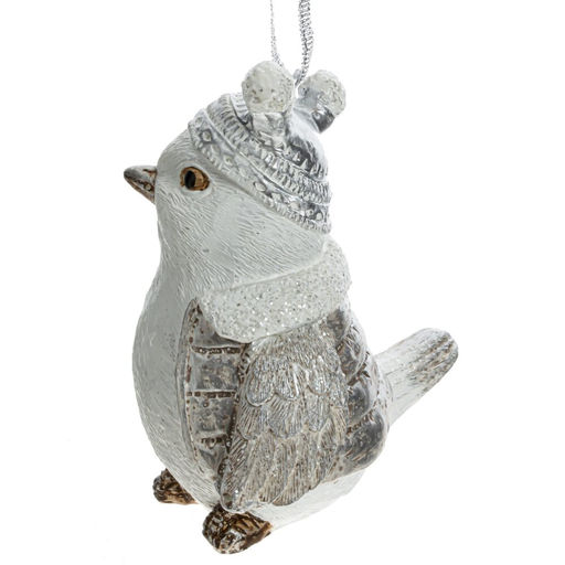 Фигурка декоративная "Птичка", L7 W5,5 H9 см, 2в.