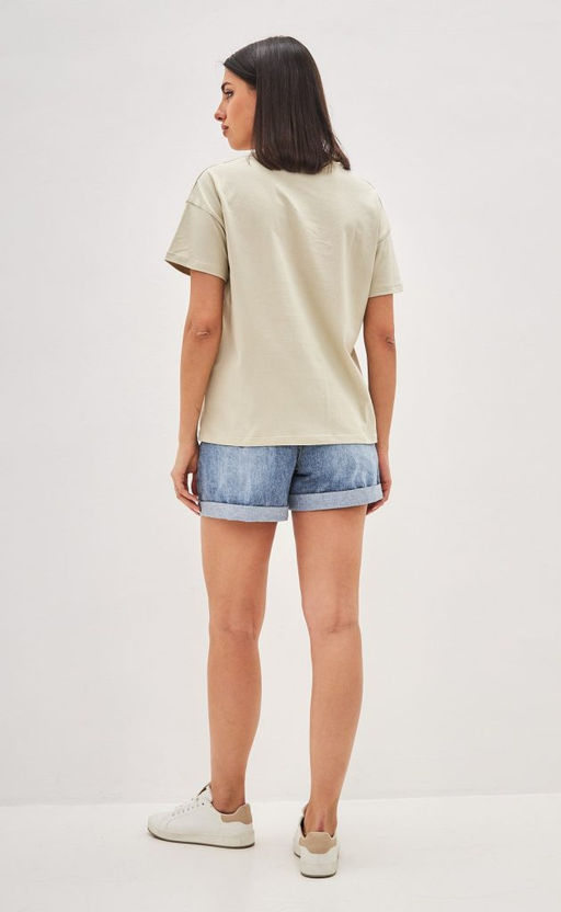 Футболка P412-06-810 beige - Fine joyce фото 7