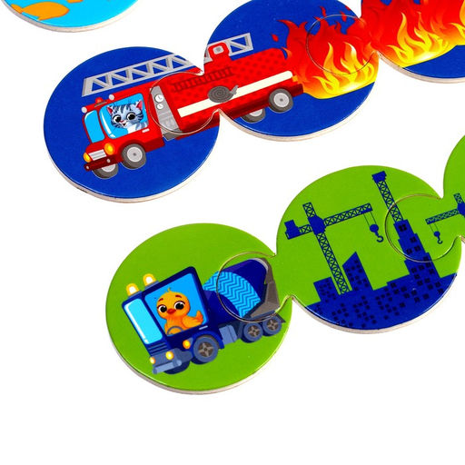 Пазлы логические 3 в 1 «Мама, малыш и счёт»