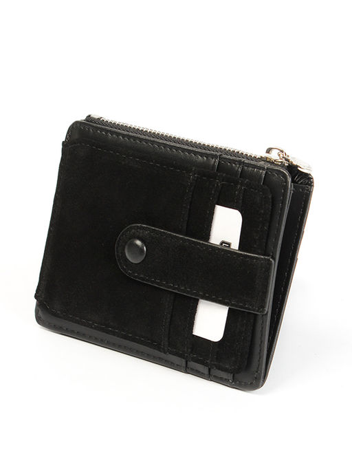 LACCOMA кредитница LA-6525-Z-черный натуральная замша  фото 2