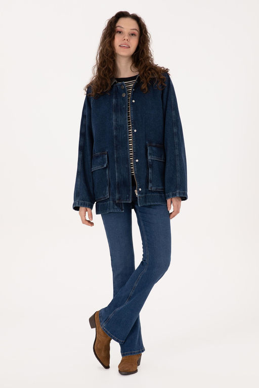 Kad_n Koyu Mavi Jean G_mlek - U.s. polo assn фото 4