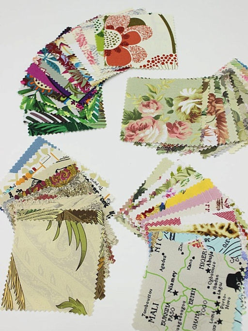 Комплект образцов Интерьерный хлопок №1 - Купава фото 3