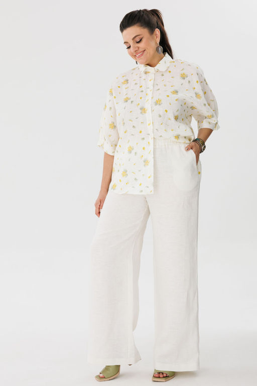 Брюки ANELLI 1425.2 белоснежка  фото 2