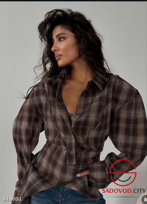 Рубашка женская на пуговицах - Bruno фото 3