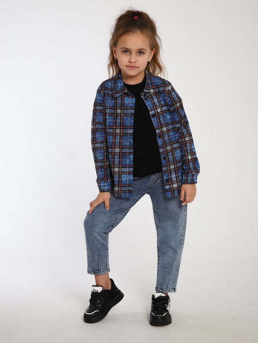 РБ019 Рубашка "Вегас" (синий)