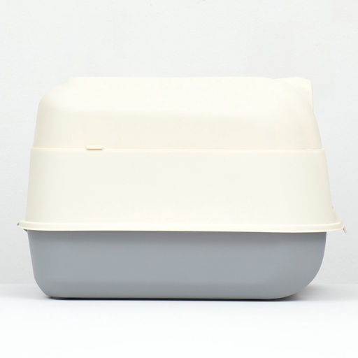 Туалет закрытый с откидным верхом 36 х 51 х 34 см, серый