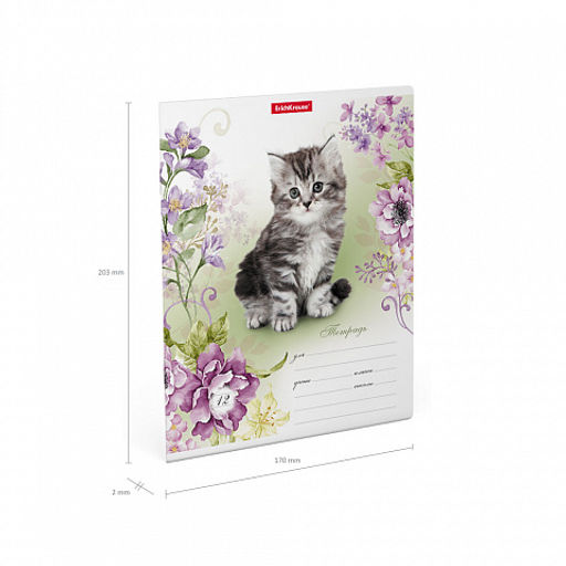 Цена за 280 шт. Тетрадь школьная ученическая ErichKrause Мурзики, 12 листов, клетка (в плёнке по 10 шт.)  фото 21