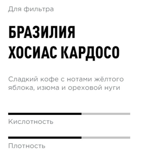 Кофе Бразилия Хосиас Кардосо - Tasty coffee фото 2