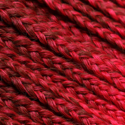 SIM-BRAIDS Афрокосы, 60 см, 18 прядей (CE), цвет красный/розовый(#FR-3) - Queen fair фото 2