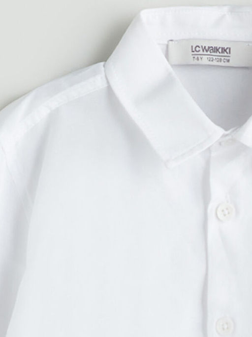 Basic Uzun Kollu Erkek ?ocuk G?mlek