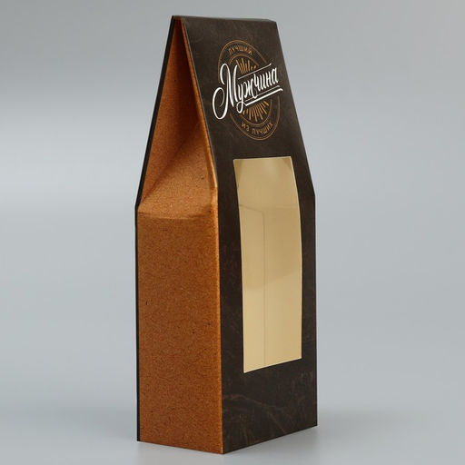 Цена за 5 шт. Коробка складная «Мужской графит», 5.7×14.5×3.5 см