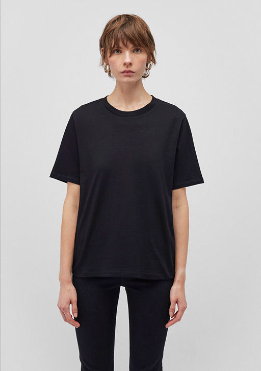 2li Kad?n Basic Tisort - Mavi фото 7