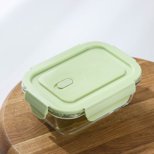 Контейнер Доляна Cook and Freeze, 380 мл, 15?11?5.5 см, с крышкой, жаропрочное стекло, МИКС