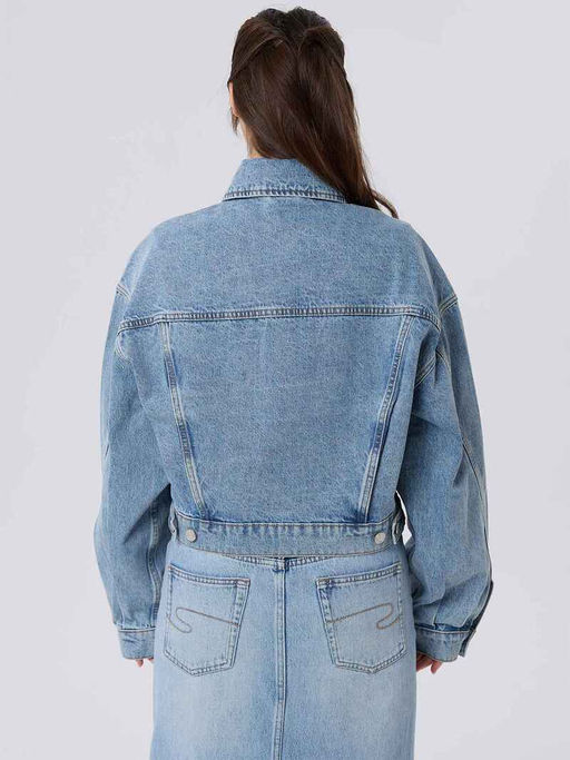 Женская куртка джинсовая свободного кроя укороченная КЭНДИ (CANDY) / Lee Cooper  фото 3