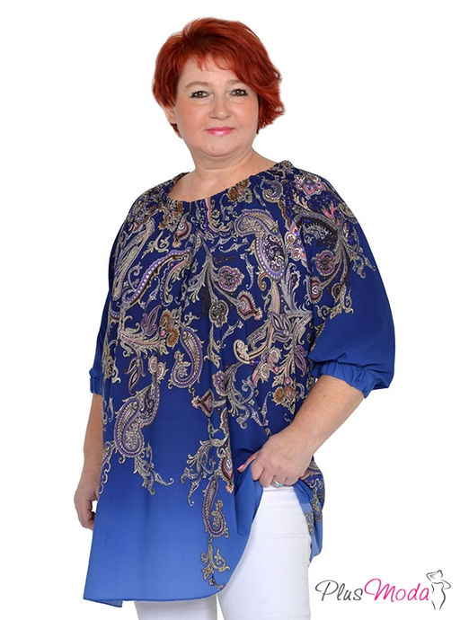 Туника Модель №1497 размеры 44-84 - Plusmoda фото 2