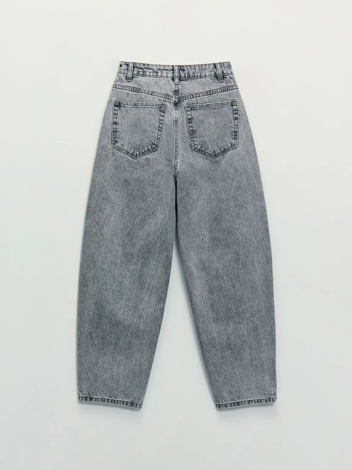 Джинсы бананы с высокой посадкой / Zarina