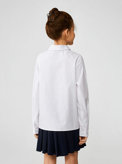 ACOOLA / Блузка детская для девочек Algebra горошек фото 4