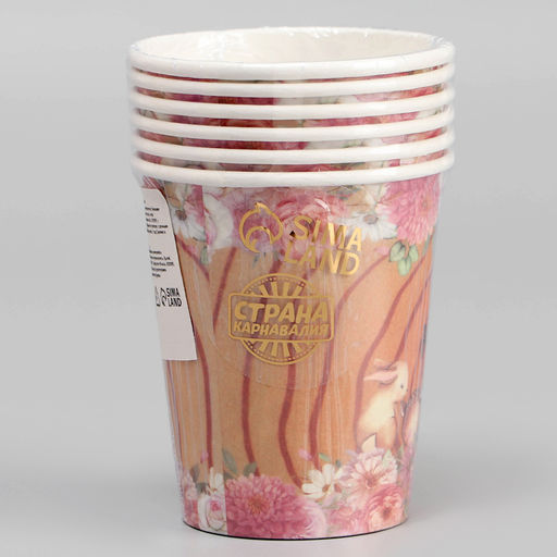 Стаканы бумажные Зверюшки, 6 шт. - Страна карнавалия фото 3