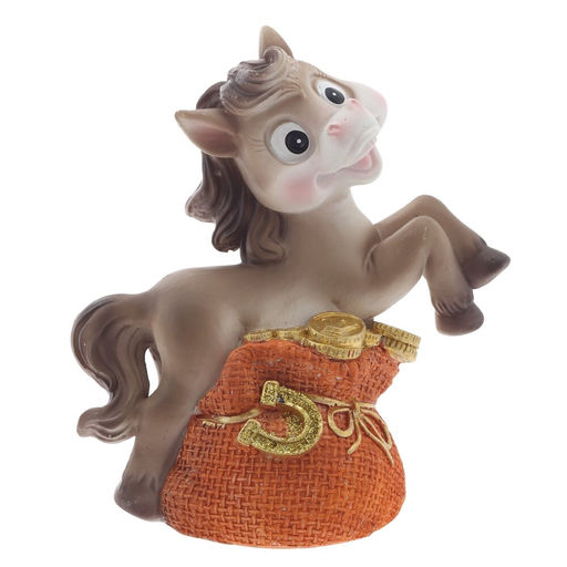 Копилка "Лошадка", L12 W6 H13 см, 4в.