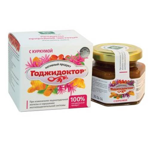 Годжидоктор  с куркумой (при изменениях поджелудочной железы) 100 мл