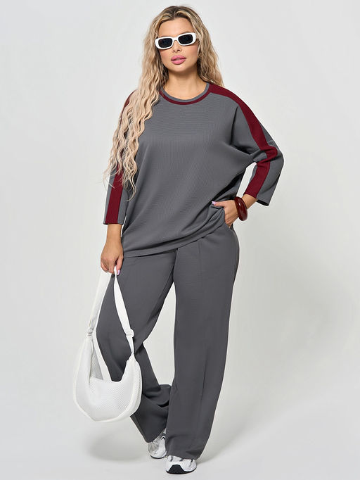 Костюм 0001-3а темно-серый