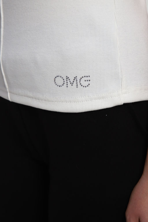 Футболка женская с швом и стразами ФЖ-002