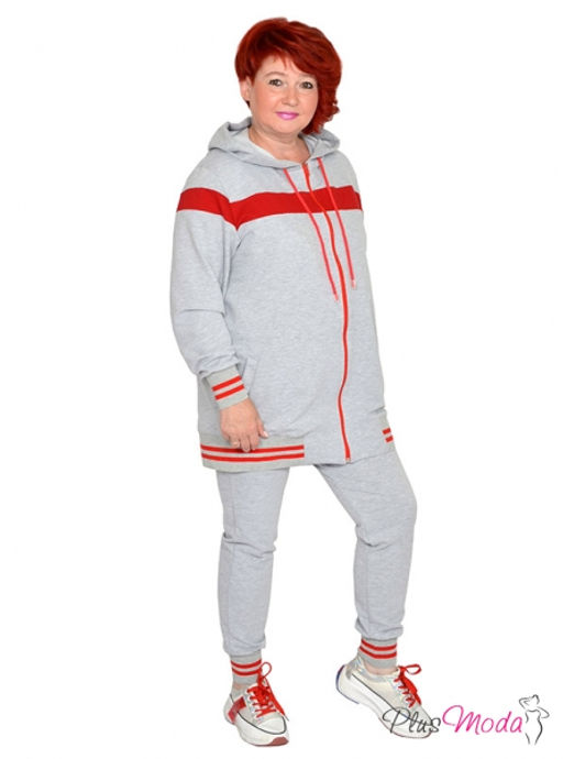 Толстовка Модель №1682 размеры 44-84 - Plusmoda фото 10