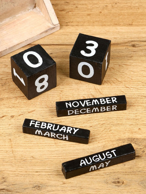 Календарь настольный Мопед, 145.514.5 см, дерево, бирюзовый - Simaland фото 7